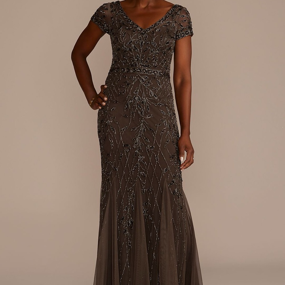 David's Bridal Beaded Gown Mother of Bride/Groom/Bridesmaid dress